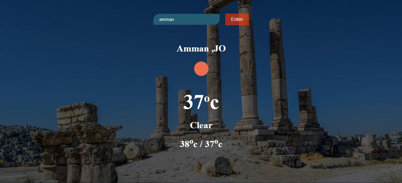 WHEATHER APP (JAVASCRIPT)